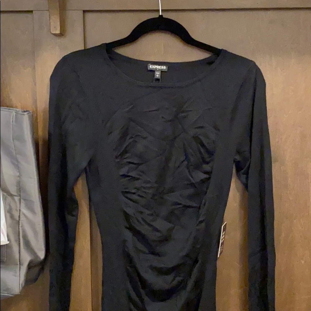 Express Black Sweater Dress